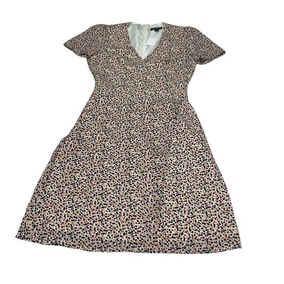 J. Crew Mercantile Floral Faux Wrap Dress Size 00 NWT - Picture 10 of 16